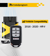 Acura Car Key Programmer Kit OBD Tool and Smart Keyless Entry Remote Replacement for 2016-2020 Honda HR-V with FCC: KR5V1X